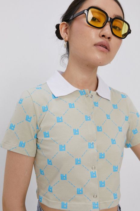 Футболка Local Heroes жіноча колір жовтий Футболка Local Heroes жіноча колір жовтий