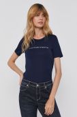 Бавовняна футболка United Colors of Benetton колір синій (1671181) Бавовняна футболка United Colors of Benetton колір синій (1671181)