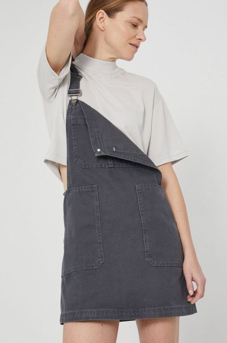 Футболка Dr. Denim жіноча колір сірий півгольф (1894455) Футболка Dr. Denim жіноча колір сірий півгольф (1894455)