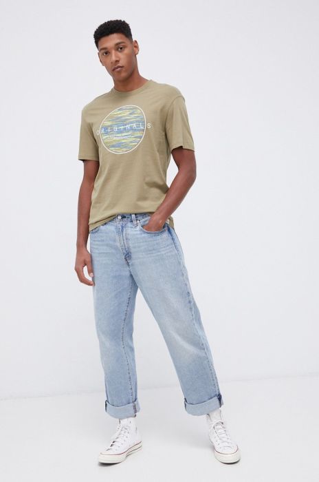 Jack & Jones - Бавовняна футболка колір зелений Jack & Jones - Бавовняна футболка колір зелений