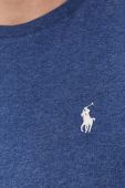 Футболка Polo Ralph Lauren чоловіча гладкий колір блакитний Футболка Polo Ralph Lauren чоловіча гладкий колір блакитний