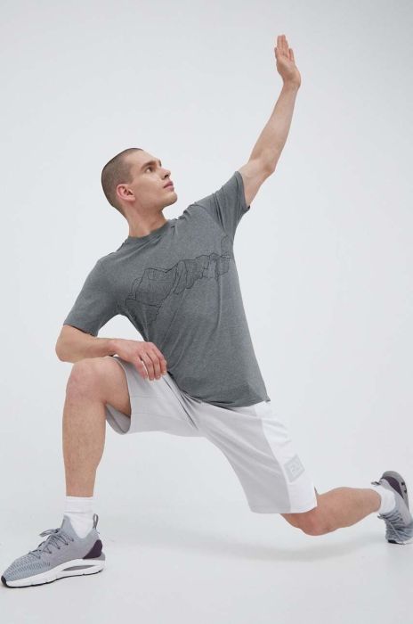 Спортивна футболка Viking Lako колір сірий з принтом Спортивна футболка Viking Lako колір сірий з принтом