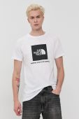 Бавовняна футболка The North Face колір білий однотонний (1732961) Бавовняна футболка The North Face колір білий однотонний (1732961)