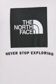 Бавовняна футболка The North Face колір білий однотонний (1732961) Бавовняна футболка The North Face колір білий однотонний (1732961)