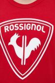 Бавовняна футболка Rossignol колір червоний з принтом