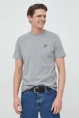 Бавовняна футболка Lyle & Scott колір сірий меланж Бавовняна футболка Lyle & Scott колір сірий меланж
