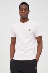 Бавовняна футболка Lyle & Scott колір рожевий однотонний (2206082)