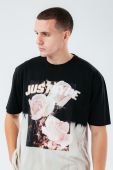 Бавовняна футболка Hype колір чорний з принтом (1891838)