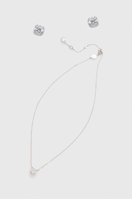 Кольє і сережки Swarovski колір срібний (2738183) Кольє і сережки Swarovski колір срібний (2738183)
