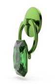 Тримач для телефону з кільцем для пальця Swarovski колір зелений (2828720) Тримач для телефону з кільцем для пальця Swarovski колір зелений (2828720)
