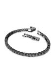 Браслет Swarovski Tennis Deluxe жіночий колір чорний