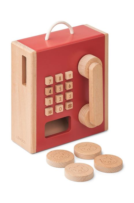 Liewood дерев'яна іграшка для дітей Rufus колір рожевий Liewood дерев'яна іграшка для дітей Rufus колір рожевий