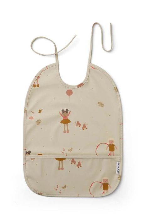 Дитячий слюнявчик Liewood Lai колір бежевий (2805955) Дитячий слюнявчик Liewood Lai колір бежевий (2805955)