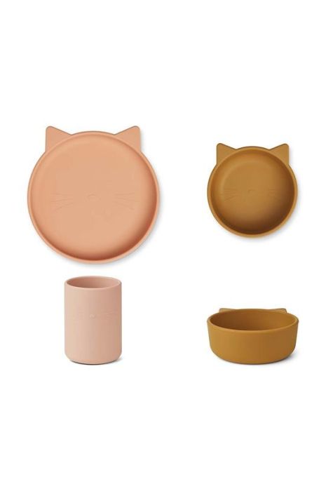 Обідній набір для дітей Liewood Cyrus колір рожевий (3280699) Обідній набір для дітей Liewood Cyrus колір рожевий (3280699)