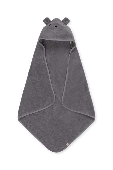 Рушник для немовляти Konges Sl?jd колір сірий (2828599) Рушник для немовляти Konges Sl?jd колір сірий (2828599)