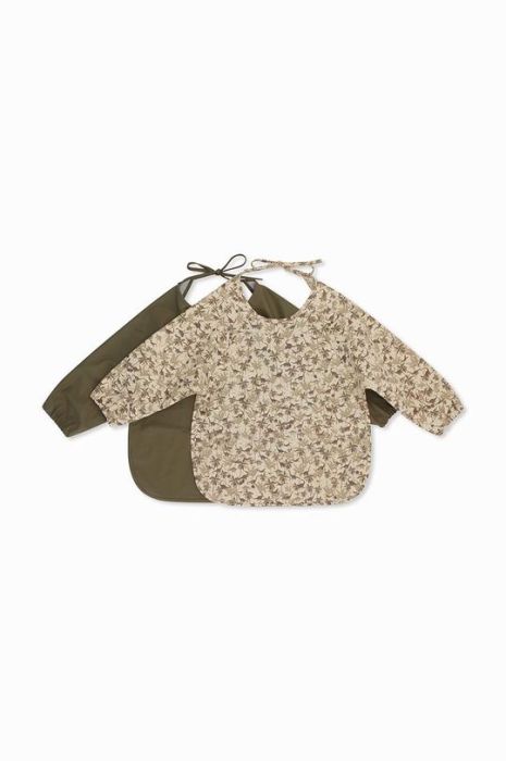 Дитячий слюнявчик Konges Sl?jd 2-pack колір зелений (2925117) Дитячий слюнявчик Konges Sl?jd 2-pack колір зелений (2925117)