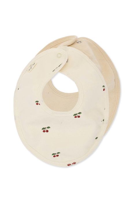 Дитячий слюнявчик Konges Sl?jd 2-pack колір бежевий (2835686) Дитячий слюнявчик Konges Sl?jd 2-pack колір бежевий (2835686)