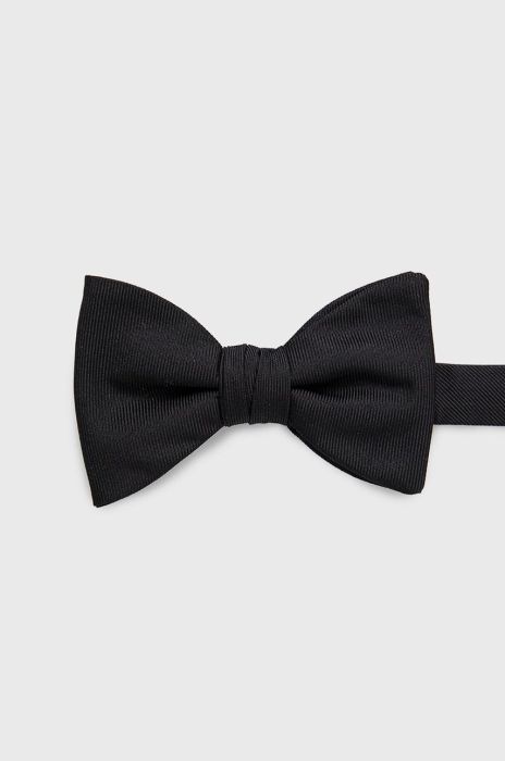 Шовковий метелик HUGO колір чорний (2633428) Шовковий метелик HUGO колір чорний (2633428)