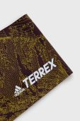 Пов'язка на голову adidas TERREX колір коричневий Пов'язка на голову adidas TERREX колір коричневий