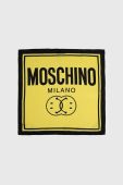 Шовкова кишенькова хустка Moschino x Smiley колір жовтий Шовкова кишенькова хустка Moschino x Smiley колір жовтий