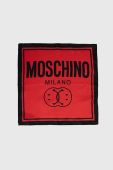 Шовкова кишенькова хустка Moschino x Smiley колір червоний Шовкова кишенькова хустка Moschino x Smiley колір червоний