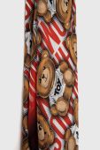 Шовкова хустка на шию Moschino колір червоний візерунок (2925128) Шовкова хустка на шию Moschino колір червоний візерунок (2925128)