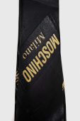 Шовкова хустка на шию Moschino колір чорний візерунок (2928893) Шовкова хустка на шию Moschino колір чорний візерунок (2928893)