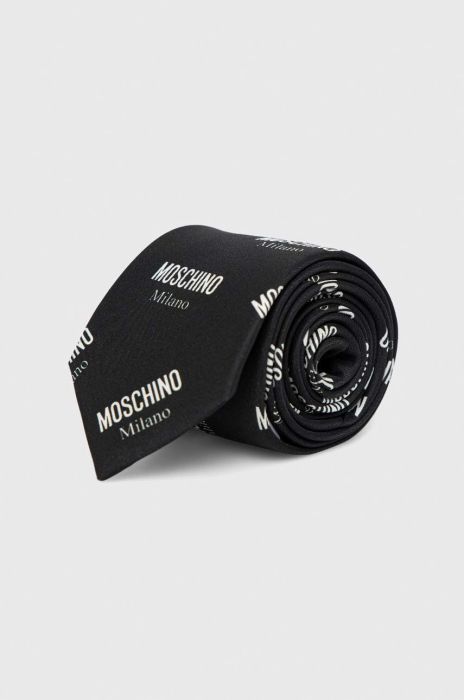 Шовковий галстук Moschino колір чорний (2919161) Шовковий галстук Moschino колір чорний (2919161)