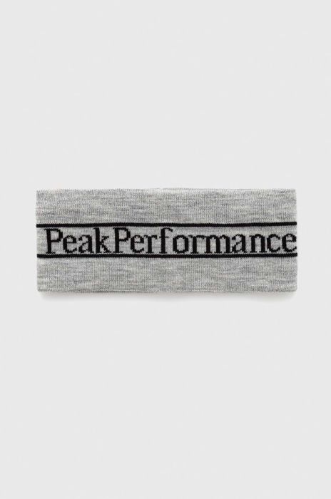 Пов'язка на голову Peak Performance Pow колір сірий