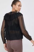 Блузка Sisley жіноча колір чорний однотонна (2820301) Блузка Sisley жіноча колір чорний однотонна (2820301)