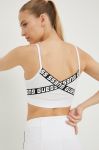 Спортивний бюстгальтер Guess колір білий Спортивний бюстгальтер Guess колір білий