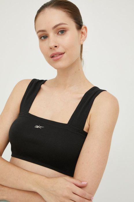 Топ Reebok Classic колір чорний Топ Reebok Classic колір чорний