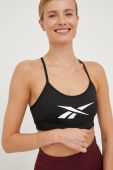 Спортивний бюстгальтер Reebok Lux колір чорний Спортивний бюстгальтер Reebok Lux колір чорний