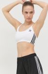 Бюстгальтер adidas Originals колір білий HM2101-WHITE Бюстгальтер adidas Originals колір білий HM2101-WHITE