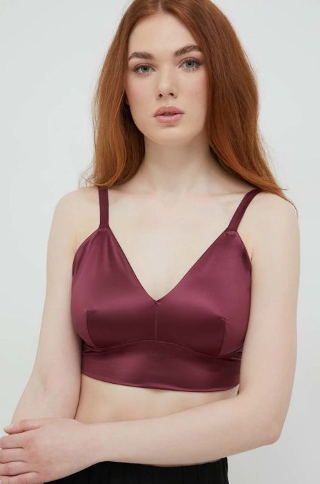Моделюючий бюстгальтер Spanx колір фіолетовий сатин однотонний (2925145)