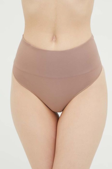 Моделюючі стринги Spanx 2-pack колір бежевий Моделюючі стринги Spanx 2-pack колір бежевий