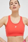 Спортивний бюстгальтер Fila Radford колір червоний однотонний Спортивний бюстгальтер Fila Radford колір червоний однотонний
