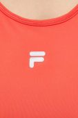 Спортивний бюстгальтер Fila Radford колір червоний однотонний Спортивний бюстгальтер Fila Radford колір червоний однотонний