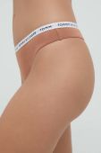 Стринги Tommy Hilfiger 3-pack колір бежевий (2803639)