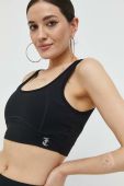 Спортивний бюстгальтер Juicy Couture Lazlo колір чорний однотонний