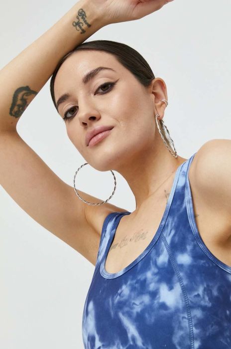 Спортивний бюстгальтер Juicy Couture Lazlo колір сірий візерунок