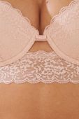Бюстгальтер women'secret Cream колір рожевий мереживо однотонний Бюстгальтер women'secret Cream колір рожевий мереживо однотонний