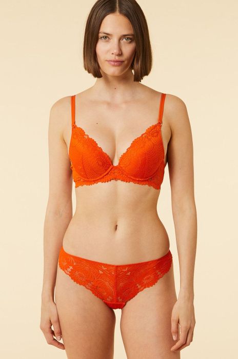 Бюстгальтер Etam колір помаранчевий мереживо однотонний (2539946) Бюстгальтер Etam колір помаранчевий мереживо однотонний (2539946)