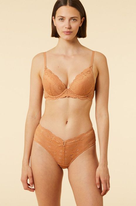 Бюстгальтер Etam колір помаранчевий мереживо однотонний (2539952) Бюстгальтер Etam колір помаранчевий мереживо однотонний (2539952)