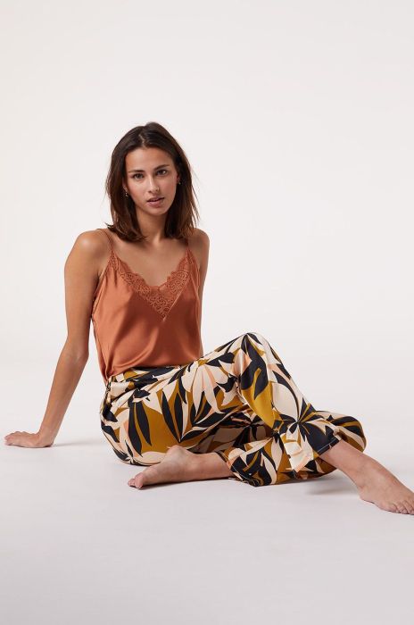 Піжамний топ Etam Enigme - Caraco колір червоний сатин Піжамний топ Etam Enigme - Caraco колір червоний сатин