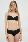 Бюстгальтер United Colors of Benetton колір чорний мереживо однотонний (2869250)
