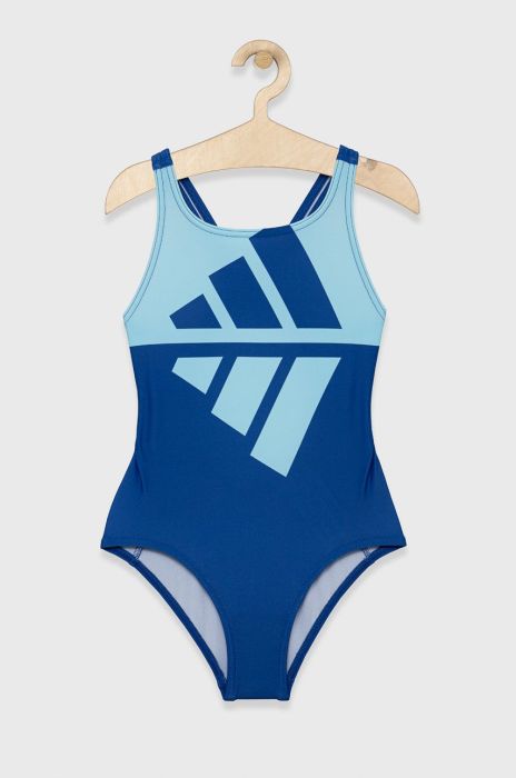 Суцільний дитячий купальник adidas колір блакитний Суцільний дитячий купальник adidas колір блакитний