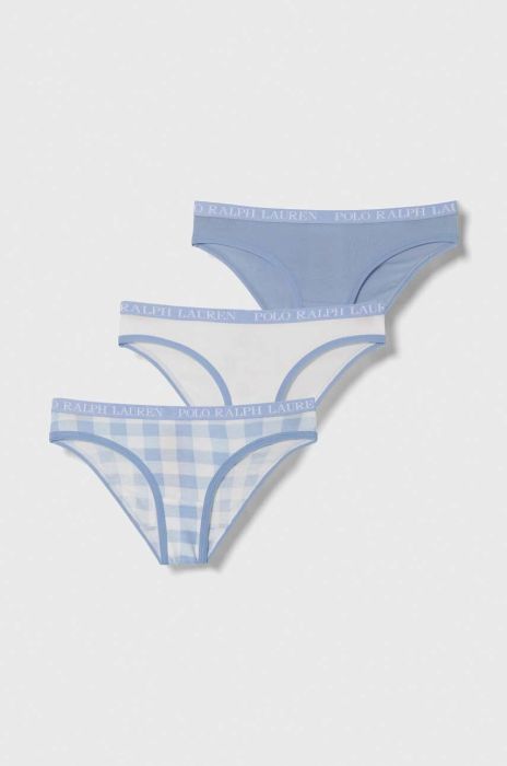Дитячі труси Polo Ralph Lauren 3-pack колір блакитний