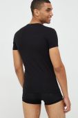 Піжама Emporio Armani Underwear чоловіча колір чорний однотонна Піжама Emporio Armani Underwear чоловіча колір чорний однотонна