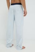 Піжамні бавовняні штани Rester?ds візерунок колір блакитний (2778643)